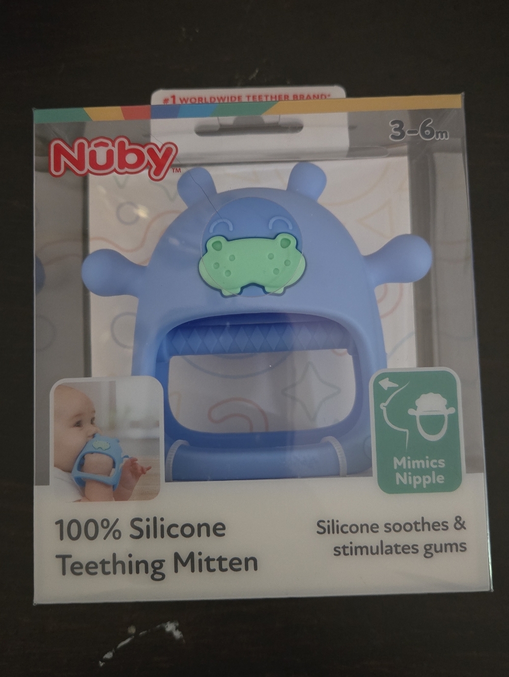 Nuby Silicone Teething Mitten